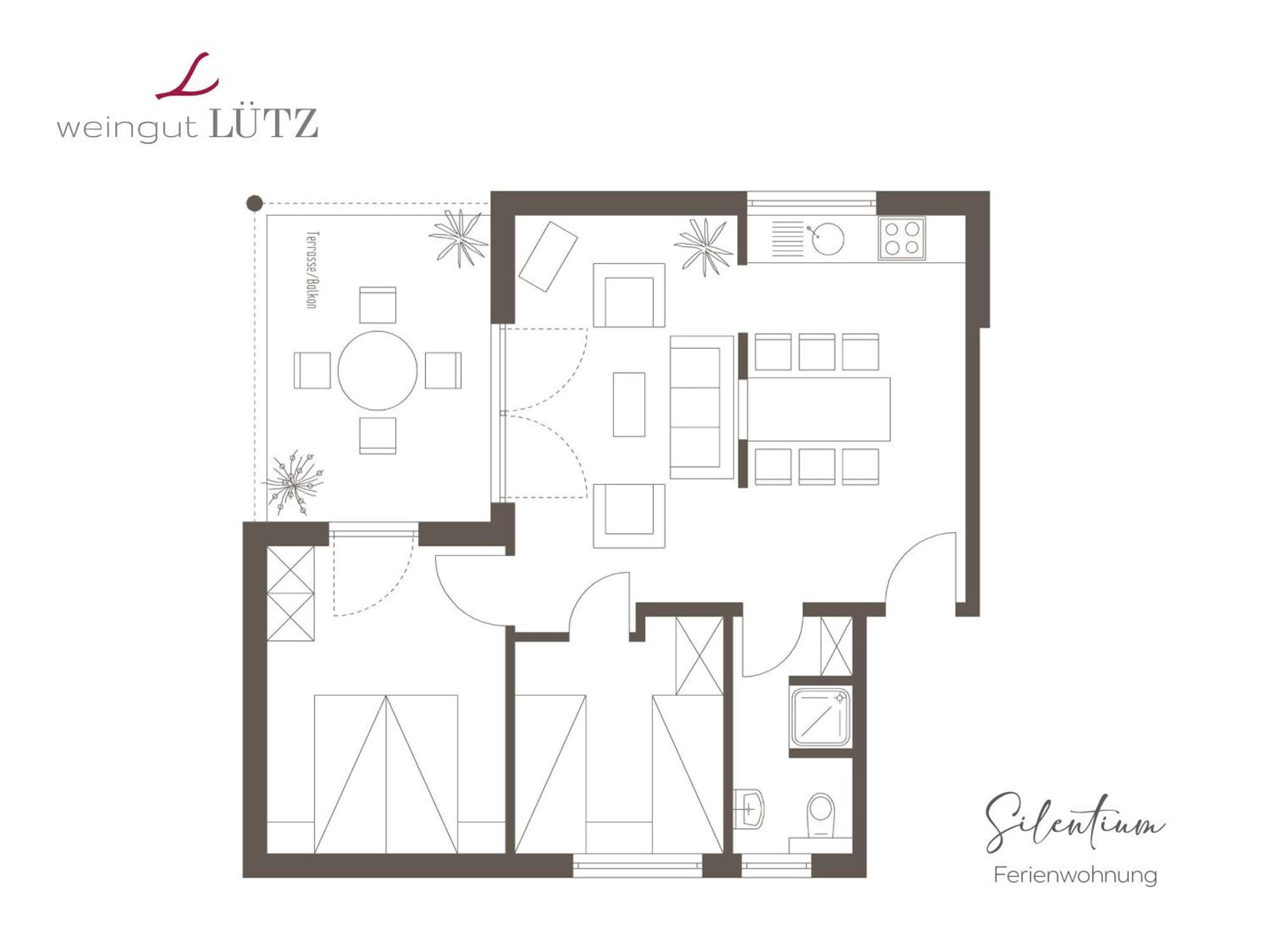 Ferienweingut Luetz Apartment Punderich Bilik gambar